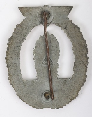 WW2 German Kriegsmarine Minesweeper Badge by Adolf Scholze, Gablonz - 3