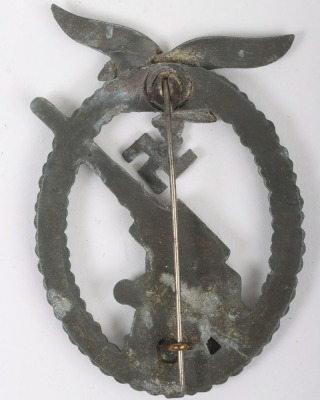 WW2 German Luftwaffe Flak Badge, Ball Hinge Variant - 4