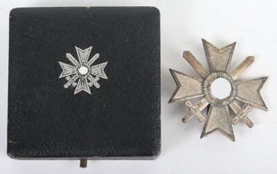Third Reich War Merit Cross 1st Class with Swords in Original Box by Klein & Quenzer,