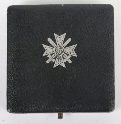 Third Reich War Merit Cross 1st Class with Swords in Original Box by Klein & Quenzer, - 6
