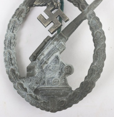 WW2 German Luftwaffe Flak Badge - 7