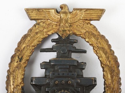 WW2 German Kriegsmarine High Seas Fleet badge by Schwerin, Berlin - 4