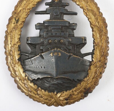 WW2 German Kriegsmarine High Seas Fleet badge by Schwerin, Berlin - 5