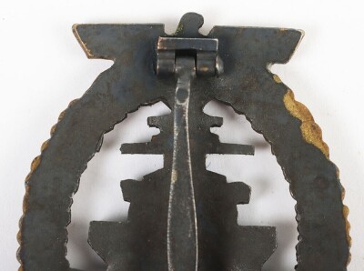 WW2 German Kriegsmarine High Seas Fleet badge by Schwerin, Berlin - 6