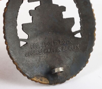 WW2 German Kriegsmarine High Seas Fleet badge by Schwerin, Berlin - 8