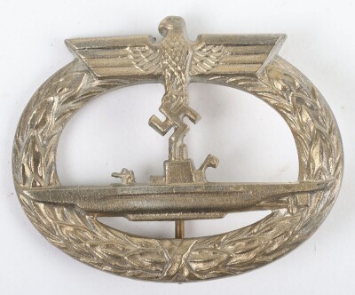 WW2 German Kriegsmarine U-Boat War Badge by GWL, - 2