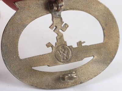 WW2 German Kriegsmarine U-Boat War Badge by GWL, - 8