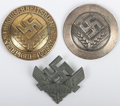 WW2 German RAD Womens Neck Badges - 2