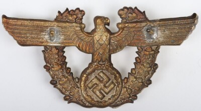 WW2 German Police Officers Shako Badge - 3