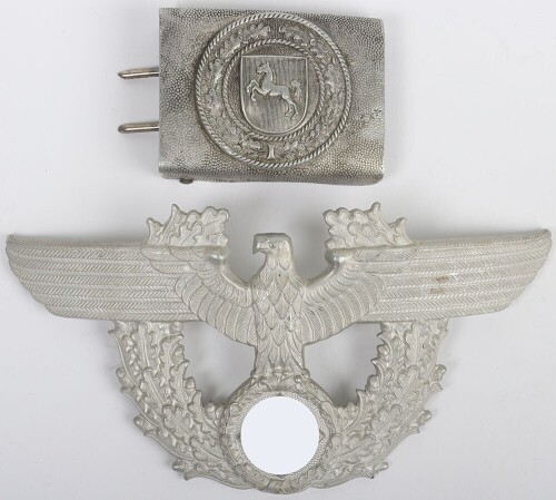 WW2 German Police Shako Badge
