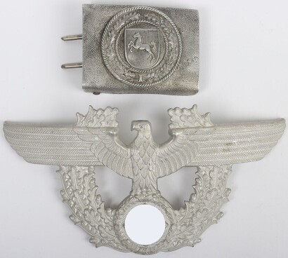 WW2 German Police Shako Badge