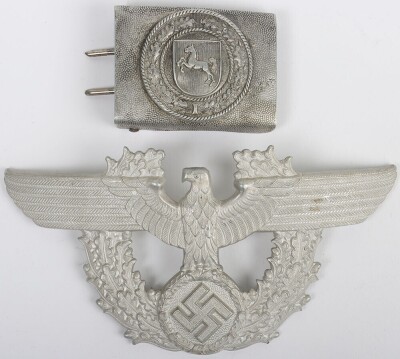 WW2 German Police Shako Badge - 2