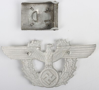 WW2 German Police Shako Badge - 3