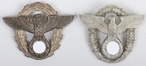 WW2 German Police Cap Eagles