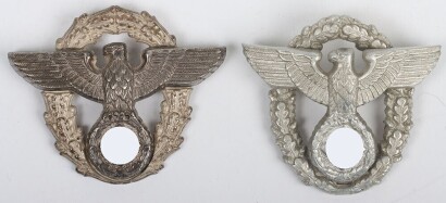WW2 German Police Cap Eagles