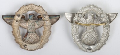 WW2 German Police Cap Eagles - 3