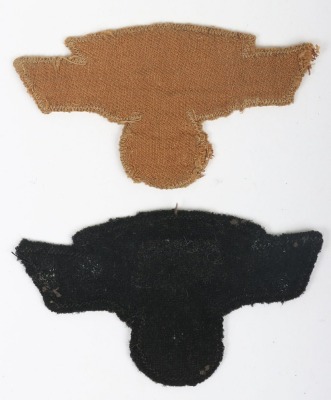 Third Reich NSKK Sleeve Eagles, Two Examples. - 3