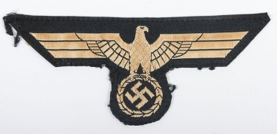 Third Reich, Early Panzer Tunic Breast Eagle. - 2