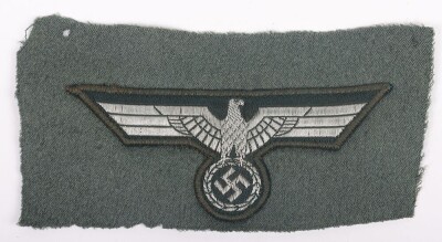 Third Reich German Army NCO's Breast Eagle, Uniform Removed. - 2