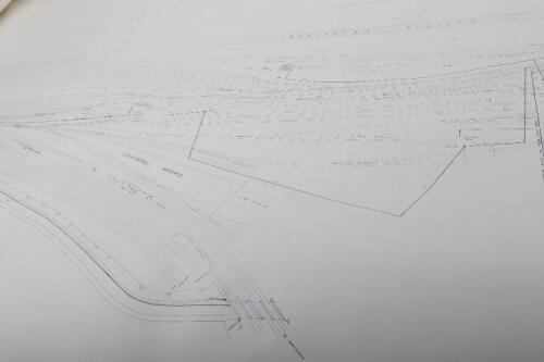 Southern Railway 1930&rsquo;s locomotive depot plan of S.R Dover Town New Locomotive Depot General Plan