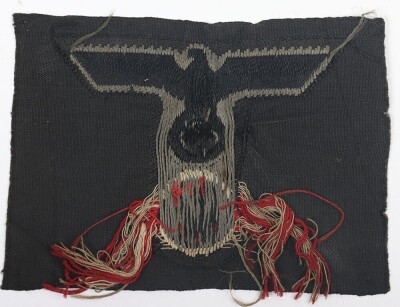 WW2 German Army Panzer 'T shape' Cap Eagle and Cockade - 3
