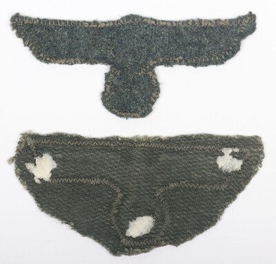 Third Reich German Army (Heer) Breast Eagles, Uniform Removed. - 3