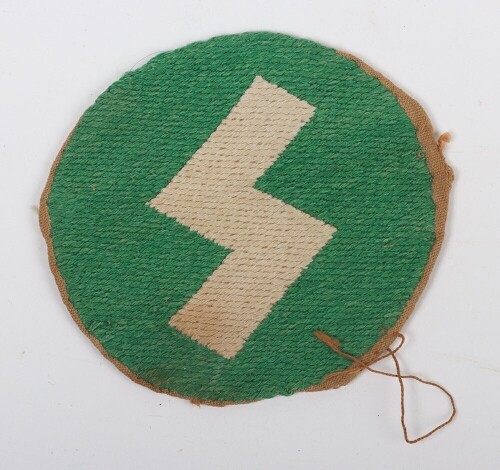 Third Reich Deutsches Jungvolk (D.J) &ldquo;Oberbann 3&rdquo; Sigrune Shirt Sleeve Insignia