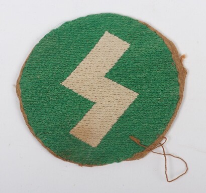 Third Reich Deutsches Jungvolk (D.J) &ldquo;Oberbann 3&rdquo; Sigrune Shirt Sleeve Insignia