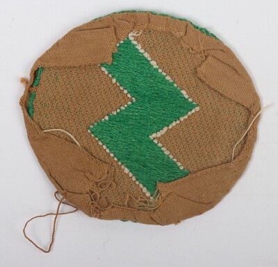 Third Reich Deutsches Jungvolk (D.J) &ldquo;Oberbann 3&rdquo; Sigrune Shirt Sleeve Insignia - 2
