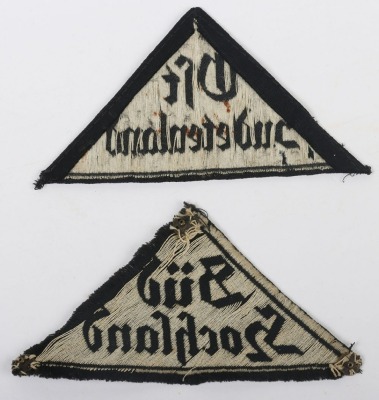 Third Reich Hitler Youth / BDM (Girls Organisation) District Triangles &ldquo;S&uuml;d Hochland&rdquo; and &ldquo;Ost Sudetenland&rdquo; - 2