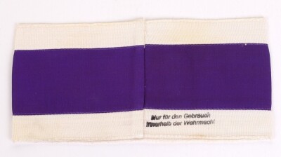 WW2 German Armed Forces Chaplin Armband - 3