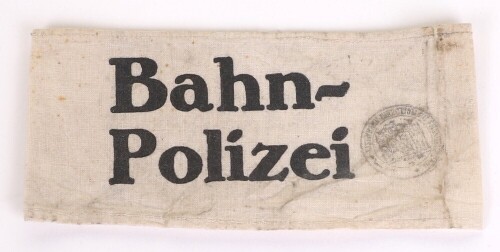 WW2 German Railway Police Armband