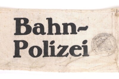 WW2 German Railway Police Armband - 2