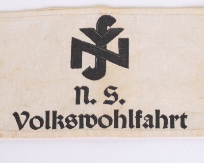 WW2 German NSDAP Volkswohlfahrt NSV (Social Welfare) Armband - 2