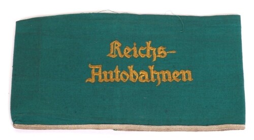 WW2 German Autobahnen Highway Maintenance Armband