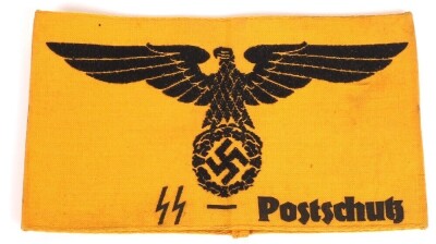 WW2 German SS Postschutz Waffen SS Post Police Armband - 2