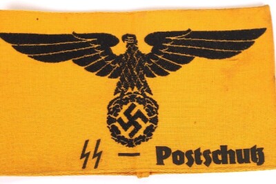 WW2 German SS Postschutz Waffen SS Post Police Armband - 3