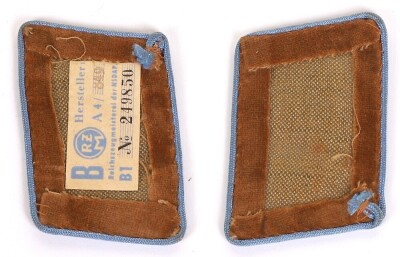 Third Reich NSDAP Ortsgruppe Politischer-Lieter -Anwarter Tunic Collar Patches - 2