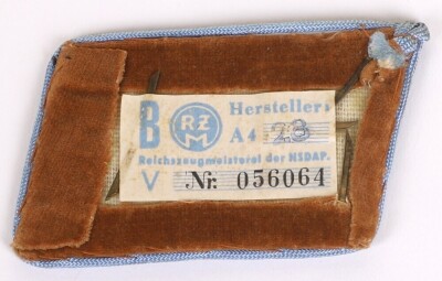 Third Reich NSDAP Ortsgruppe Arbeitsleiter Tunic Collar Patches - 4