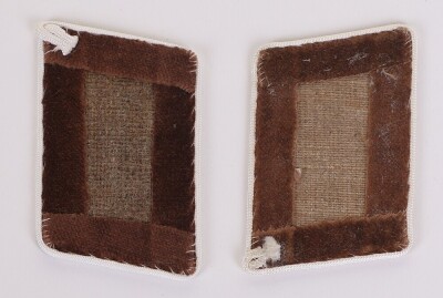 Third Reich NSDAP Kreisleitung Politischer-Lieter -Anwarter Tunic Collar Patches. - 2
