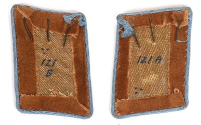 Third Reich NSDAP Ortsgruppe Politischer-Lieter -Anwarter Tunic Collar Patches - 3