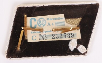 Third Reich NSDAP Kreis Abschnittsleiter Tunic Collar Patches - 4
