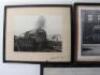 An original photograph of a &ldquo;Remembrance&rdquo; locomotive with the working men in front - 2