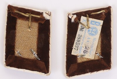 Third Reich NSDAP Kreis Bereitschaftsleiter Tunic Collar Patches - 3