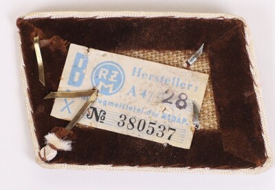 Third Reich NSDAP Kreis Bereitschaftsleiter Tunic Collar Patches - 4