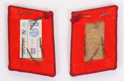 Third Reich NSDAP Gau Einsatzleiter Tunic Collar Patches - 3