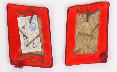 Third Reich NSDAP Gau Hauptbereichsleiter Tunic Collar Patches - 3