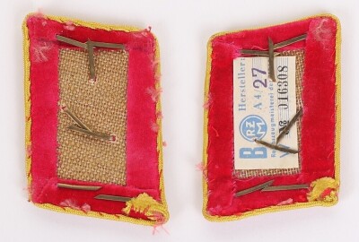 Third Reich NSDAP Reich Oberbereichsleiter Tunic Collar Patches. - 3