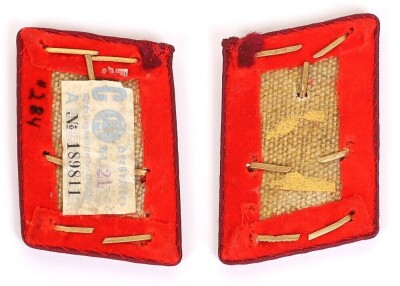 Third Reich NSDAP Gau Oberbefehlsleiter Tunic Collar Patches - 3