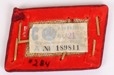 Third Reich NSDAP Gau Oberbefehlsleiter Tunic Collar Patches - 4